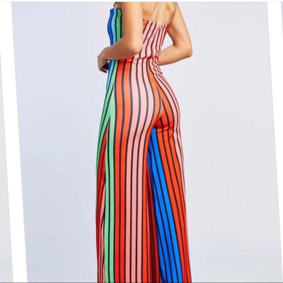 Rainbow / Multi colored Jumpsuit - Picture 4 of 4